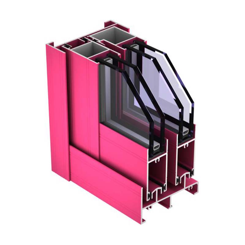 مقاطع أبواب منزلقة من الألومنيوم غير الحراري